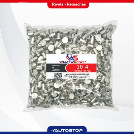 Remache de Aluminio 10-4