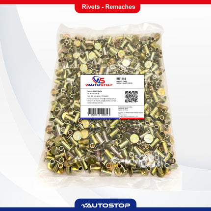 Iron Rivet 10-8 Semi-Tubular