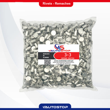 Remache de Aluminio 3-3