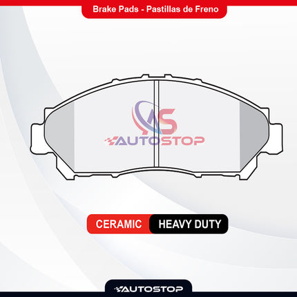Pastilla de Freno D2268 9508 14094CH Ceramic Heavy Duty Ceramica 