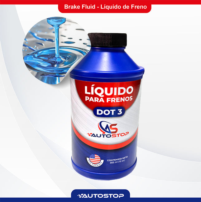 Liquido de Freno DOT 3 - 12 Onz.