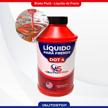 Liquido de Freno DOT 4 - 12 Onz.