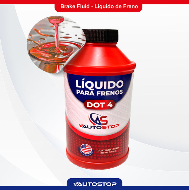 Liquido de Freno DOT 4 - 12 Onz.